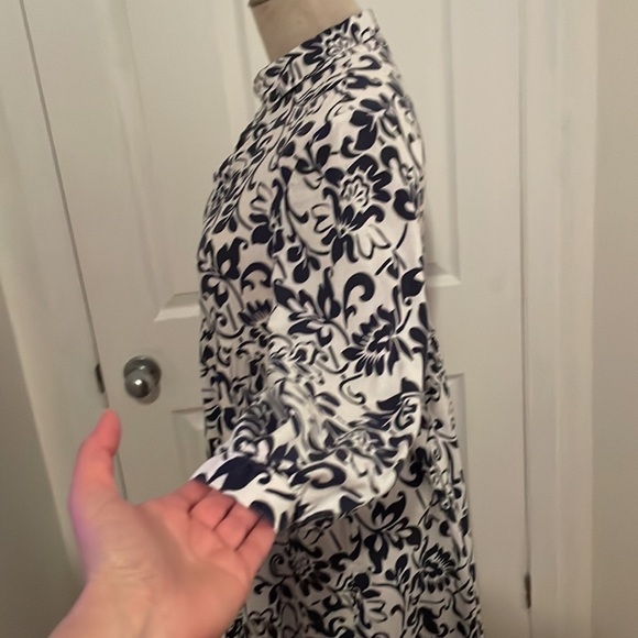 Joie Linen Floral Long Sleeve Tiered Maxi Dress - Picture 7 of 13